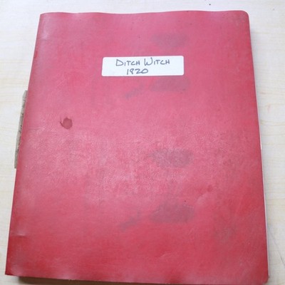 DITCH WITCH 1820 Trencher Owner Operation Operator Maintenance Manual guide book