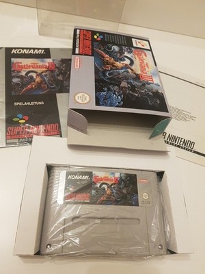 Nintendo snes Super Castlevania IV Modul mit Spielanleitung + Box / Lesen    