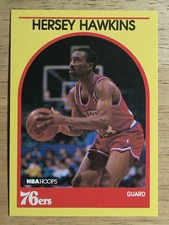 1990 Hoops 100 Superstars #71 Hersey Hawkins