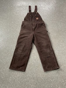 Carhartt Insulated Bibs W/Quilt Lining-36x28-Coveralls-Carhartt Work Wear