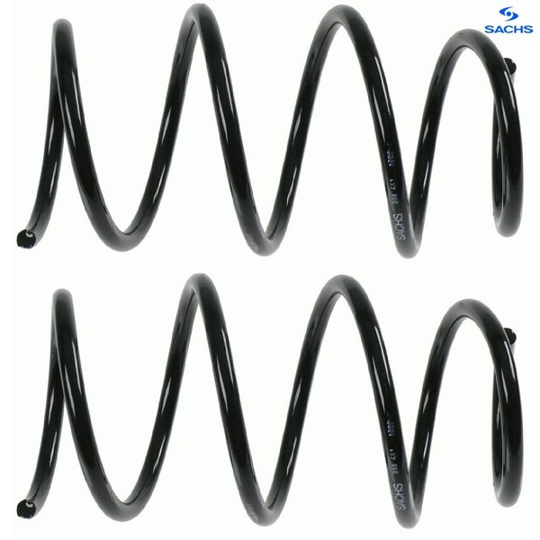 2X Fahrwerksfeder Sachs 998461 2 Federn Satz Federnsatz FüR BMW-image