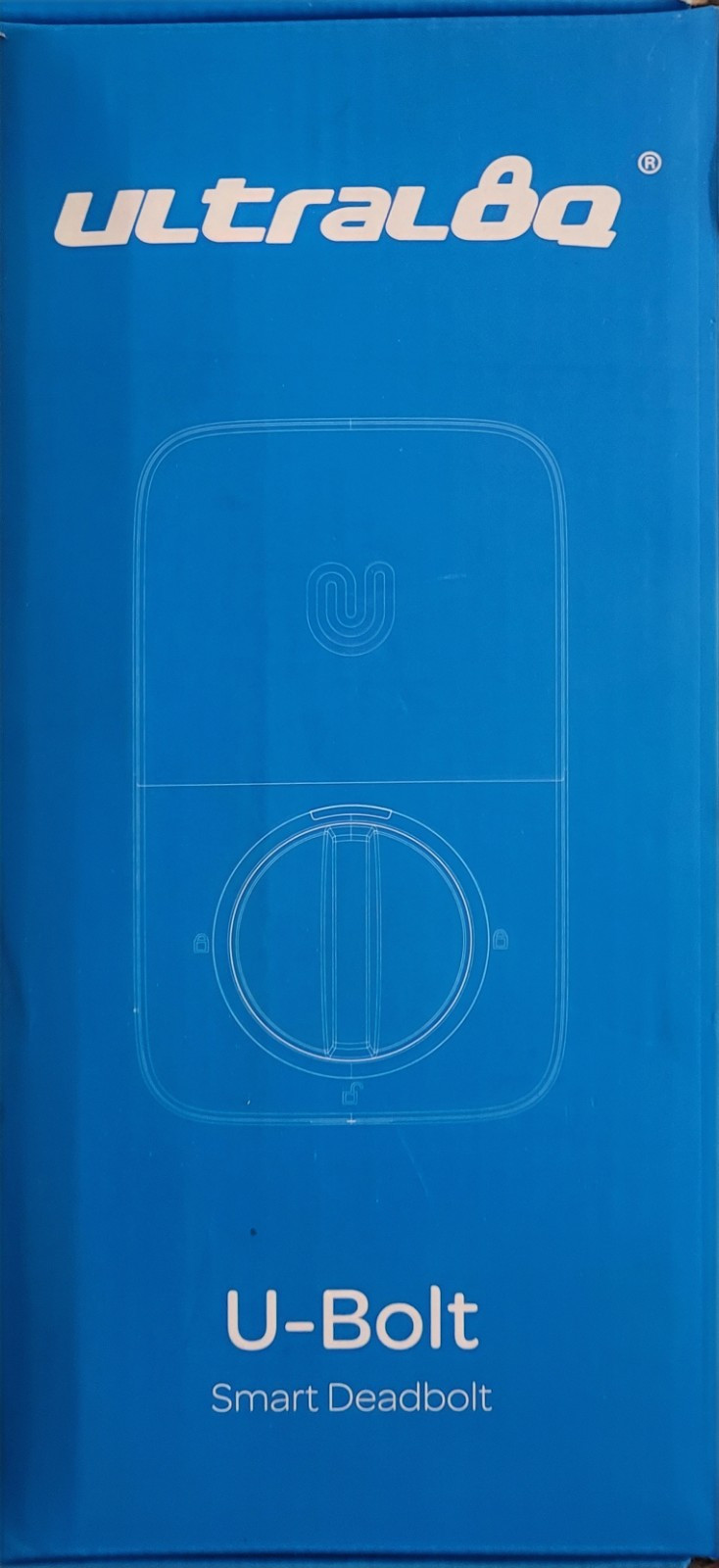 Ultraloq U-BOLT-BK V2 26 Bluetooth Smart Keyless Deadbolt Lock in Black-image