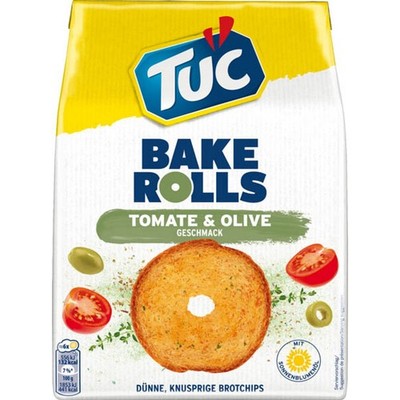 TUC BAKE ROLLS TOMATE & OLIVE  150,0 g, 1 St.