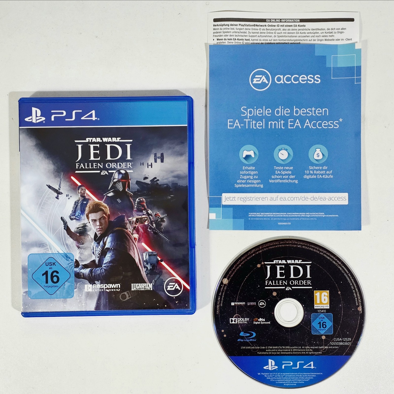 PlayStation 4 Padawan Action Adventure STAR WARS JEDI FALLEN ORDER German Sho...