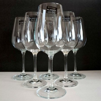Wilmax England 6 wine glasses
