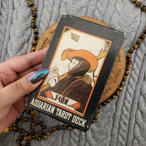 Aquarian Tarot Cards 78 Card Complete Deck Vintage 1970 David Palladini