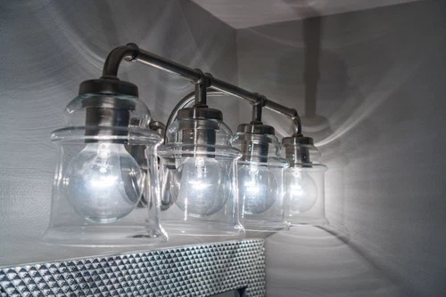 Toledo 3-Light Bathroom Light in Industrial Style 8.25 Inches Tall and 22 Inches - Picture 11 of 11