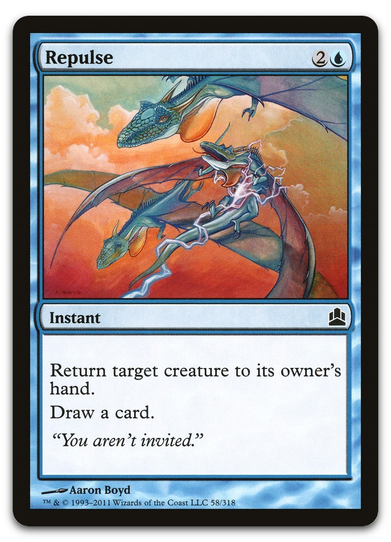 Repulse #58 (LP) Commander CMD Magic MTG