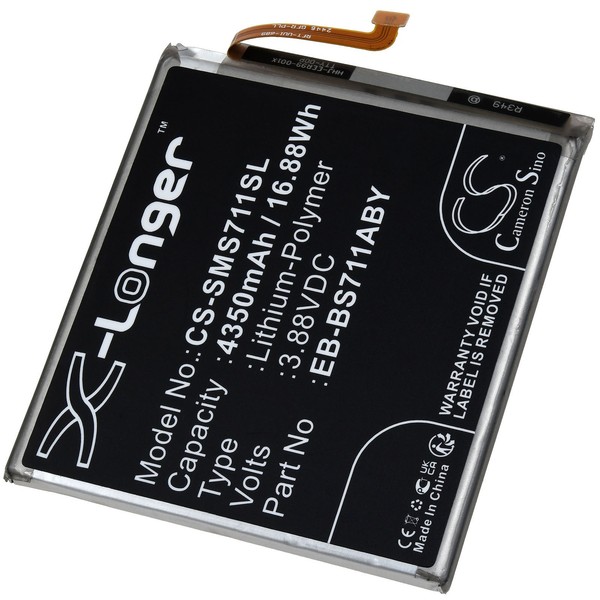 Akku FüR Samsung SM-S711B Smartphone 3,88V 4350Mah/17Wh Li-Polymer Schwarz-image