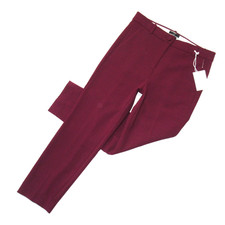 NWT J.Crew High Rise Cameron in Burgundy Four Season Stretch Ankle Pants 8
