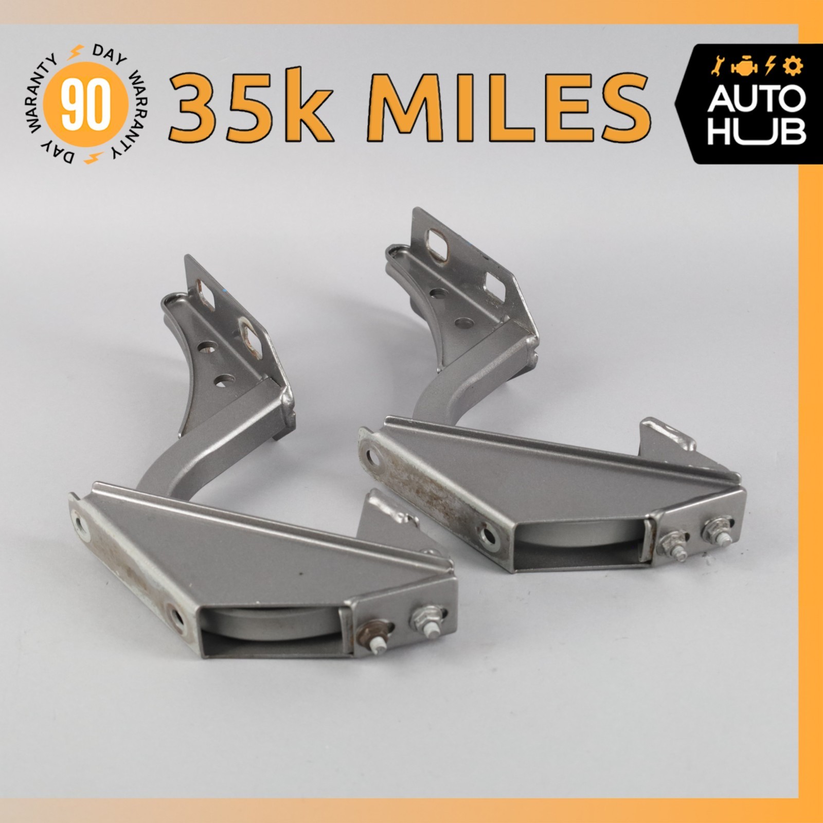 00-04 Aston Martin DB7 Hood Hinge Left & Right Side Set OEM 35k