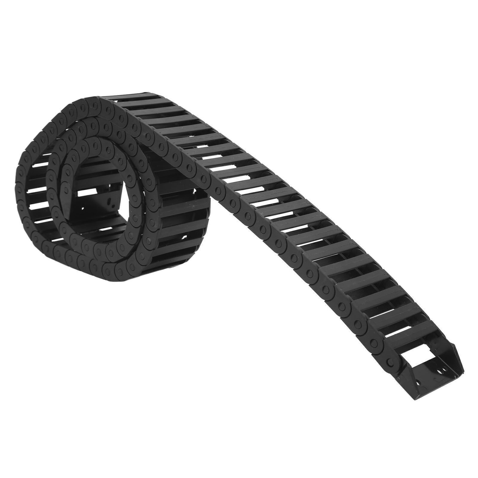 Nylon Drag Chain 1m Length Good Toughness PA66 Temperature Resistance Black