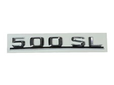 Typenzeichen Typenschild Schriftzug Klebeschild 500SL f&uuml;r Mercedes R129
