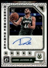 2023-24 Donruss Optic - Signature Series #SS-AJJ Andre Jackson Jr.