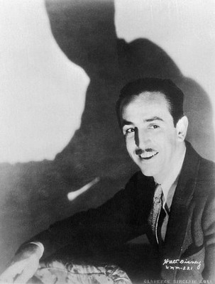 Walt Disney the creator of Mickey Mouse is shown in this photograph Old Photo