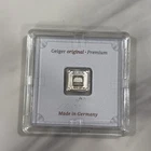 Geiger 1 Gram .999 Silver Bar In Square Assay Security Feature Searialized