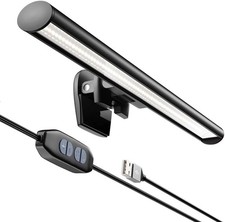 Portable Laptop Monitor Light Bar with USB Connection, e-Reading LED Task Lam...