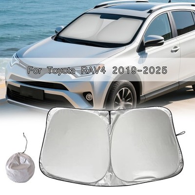 For Toyota RAV4 19-25 Car Windshield Sun Shade Heat Block Shield Cover Visor