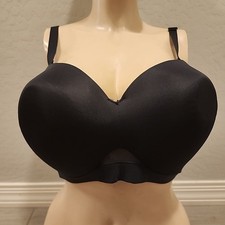 Cacique Bra 44DD Black Underwire Comfort Bliss Wireless