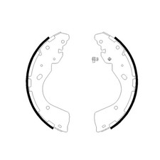 ORIGINAL® Textar Bremsbackensatz Hinten für Ford RANGER RANGER IV Renault