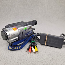 Sony Handycam CCD-TRV88 Hi-8 Analog Camcorder With Charger Strap RCA Cable Works