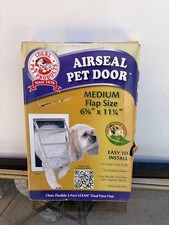 Ideal Pet Products Air Seal Plastic Pet Door with Telescoping Frame