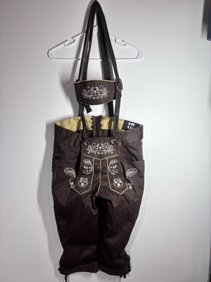 Bavarian Long Mens Bundhosen Oktoberfest Outfit