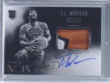 2014-15 Panini Noir Black and White Rookies 77/99 TJ Warren #214 Patch Auto n5z