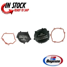 BOYESEN CLUTCH / IGNITION COVER W GASKETS BLACK YAMAHA 1999-2026 YZ250