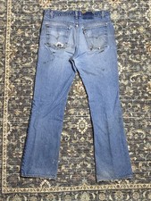 True Vintage 1980 s Levi s 517 Orange Tab Distressed Faded Size 36