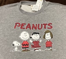 Peanuts Snoopy Sweatshirt M Size Vintage Licensed New with Tags