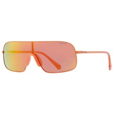 Polaroid Polarized Red Multilayer Round Unisex Sunglasses PLD 6222/S 0L7Q/OZ 99