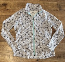 Peter Millar Jacket Women Small E4 Full Zip Circle Wick UPF Travel Sport Core 5