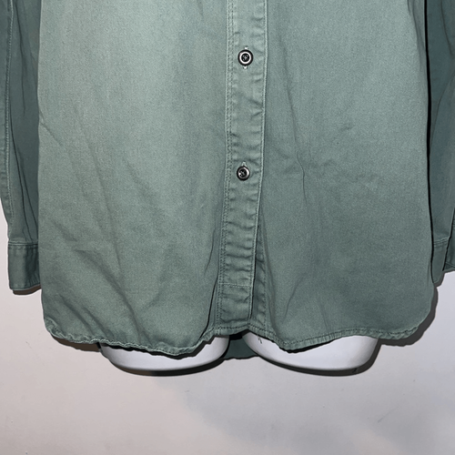 MADEWELL Army Green Button Down Tomboy Work Shirt - S - Bild 4 von 9