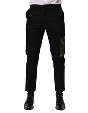 Dolce & Gabbana Black Cotton Cargo Dress Men Men's Pants Authentic