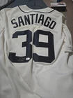 Ramon Santiago Detroit Tigers Autograph Authentic Jersey Mlb Holo