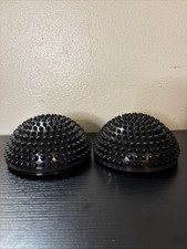 2PCS Bintiva Hedgehog Balance Pods Pimples Pilates Ball Half Spiky Fitness Domes