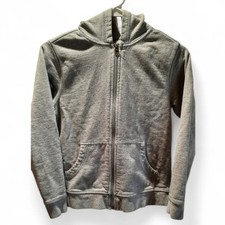 Hanna Andersson Hoodie Kids 10 Gray Full Zip Outdoor Casual Comfort Classic