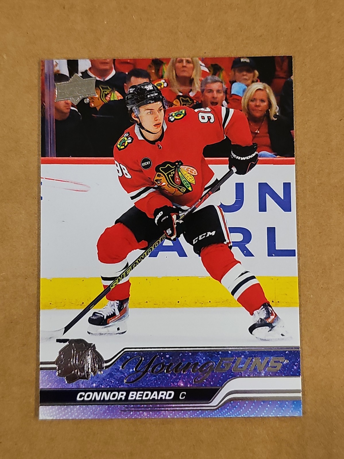 23-24 UD Series 2 Young Guns Connor Bedard #451 Rookie Direct From UD W/Receipt 
