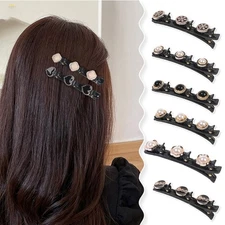 Rhinestone Duckbill Hair Clip for Women No Slip Hair Styling Accessory Fashion