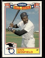 1985 Topps #17 Dave Winfield Glossy All-Stars Yankees Baseball Card 3103C