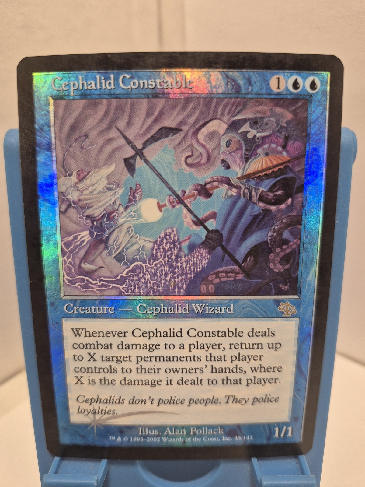 Judgment #35 Cephalid Constable Rare Magic the Gathering