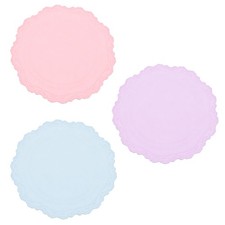 3Pcs Round Wax Seal Silicone Pad, Pink/Blue/Purple Wax Seal Mat
