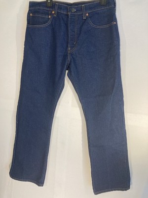 Levi's 517 Men's Bootcut Jeans Dark Blue Denim Western Cowboy Sz. 34x30