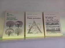 Lotto di 3 libri relativiba piante, alberi, ambiete (Comune di Milano Ed.)
