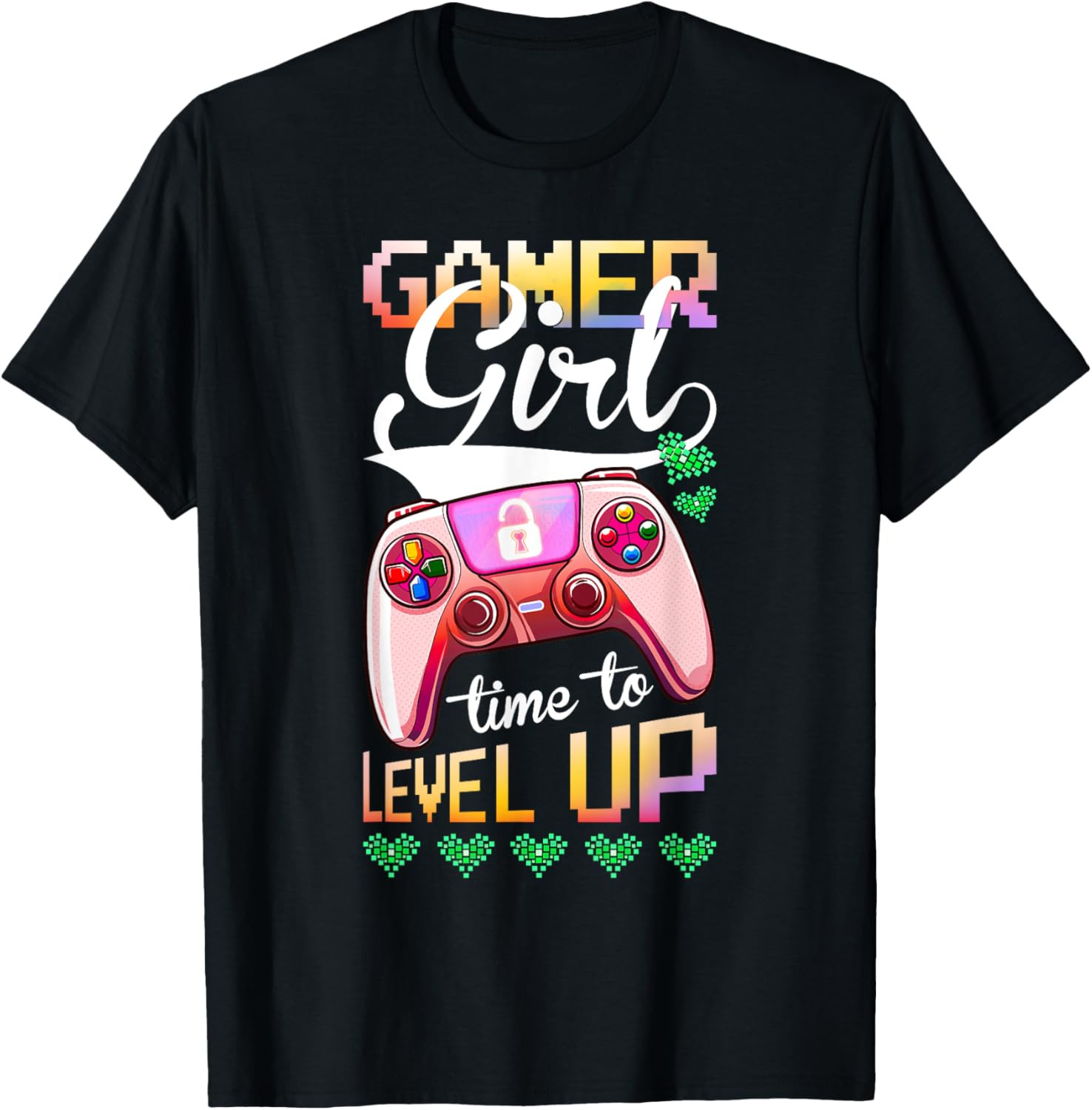 Gamer Girl Time to Level Up Matching Video Game Birthday T-Shirt Hoodie