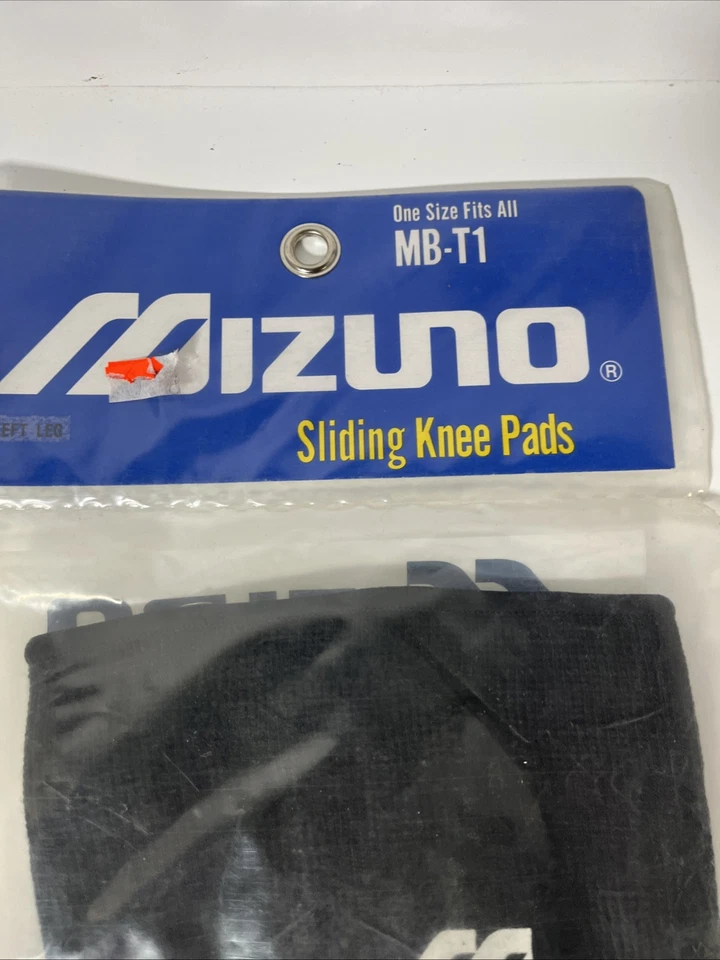Mizuno Sliding Knee Pads Left Leg Black MB-11 One Size Fits All - Image 2 of 4