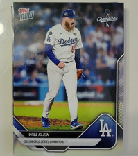 Topps 2025 Now World Series Championship Set Will Klein Dodgers WS-11 118459