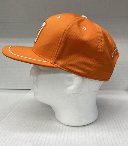 Puma 110 Golf Hat Orange And White SnapBack Adjustable Cap Cobra Flexfit - Picture 2 of 8