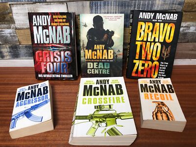 Bundle Of Andy McNab 'Nick Stone' Thrillers ~ 2 Hardback & 4 Paperbacks